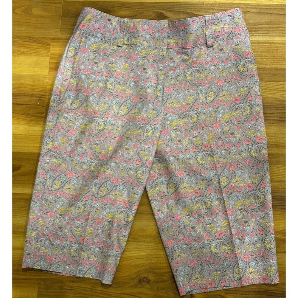 Nike Golf Dri Fit Womens Golf Shorts Sz 6 X 14” L Color Floral Flower